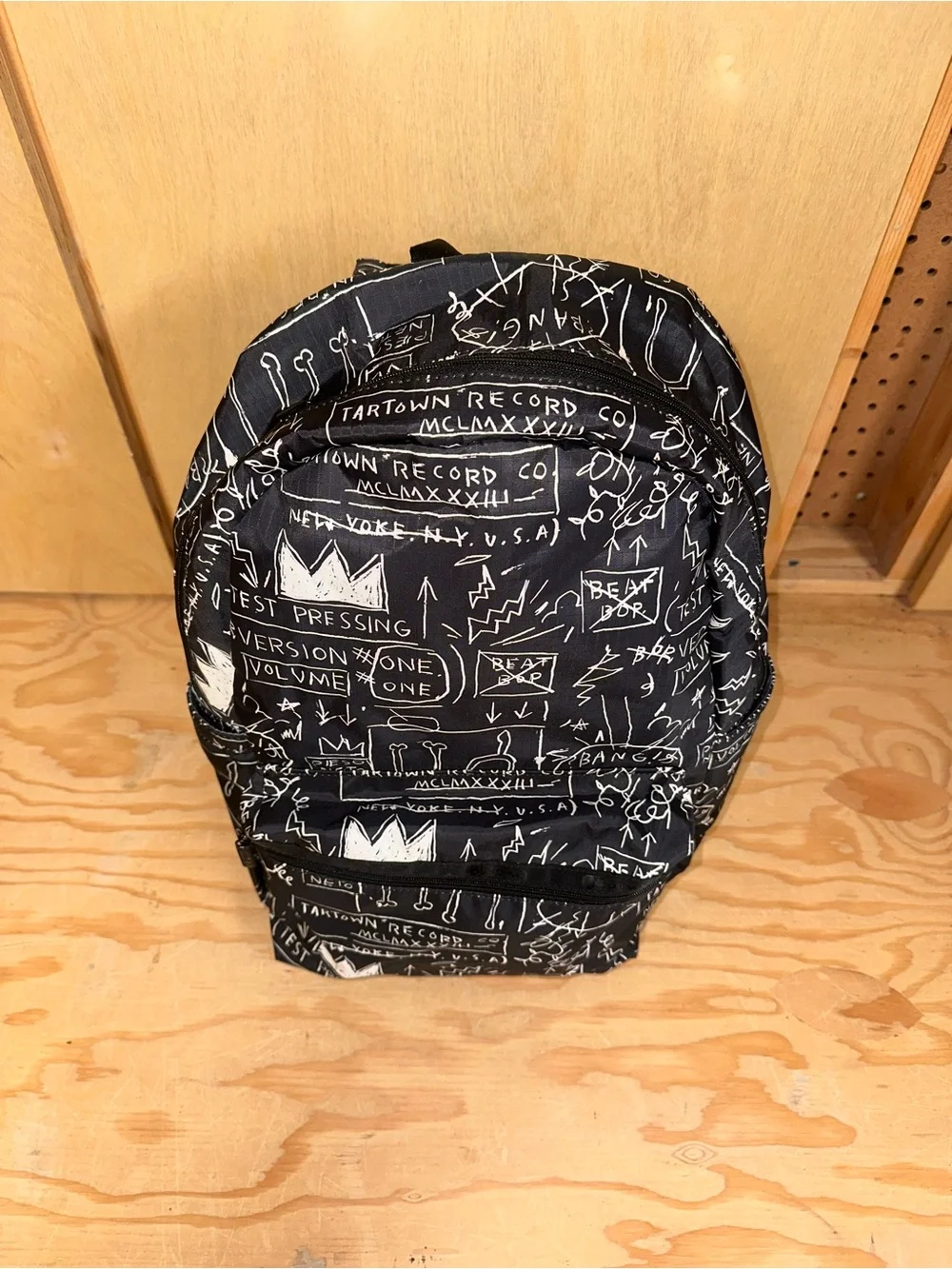 Le Sportsac X Jean-Michel Basquiat Limited Edition Graphic Print Backpack